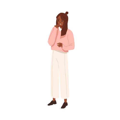 anxious girl
