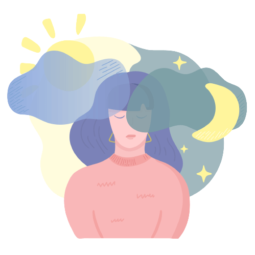calm girl